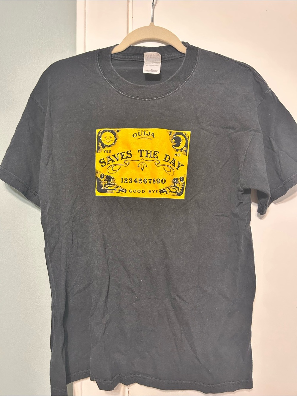 Vintage Saves The Day Band Ouija Graphic Tee - Black Concert